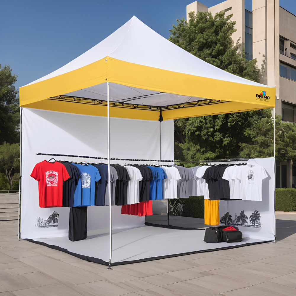 tente de vente de vêtements